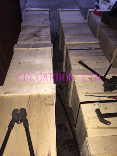 packing of resin graphite pipes