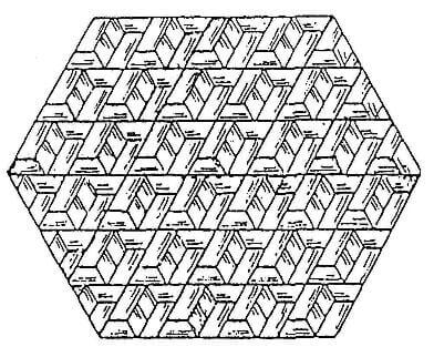 structural geometry of triaxially woven fabrics (biplain weave)