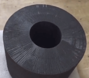 3D cylindrical CC composite round