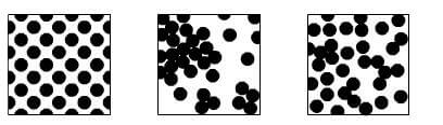 packing fraction distributions for round fibers