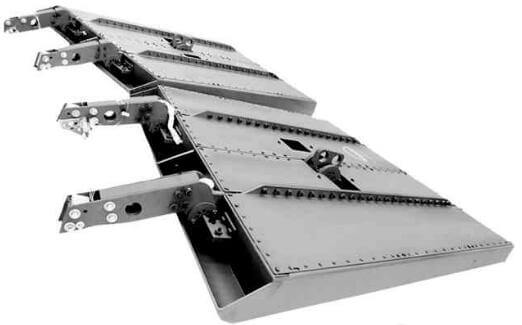 fig.2-CVI-CSiC body flaps for the X-38, joined with CSiC screws.