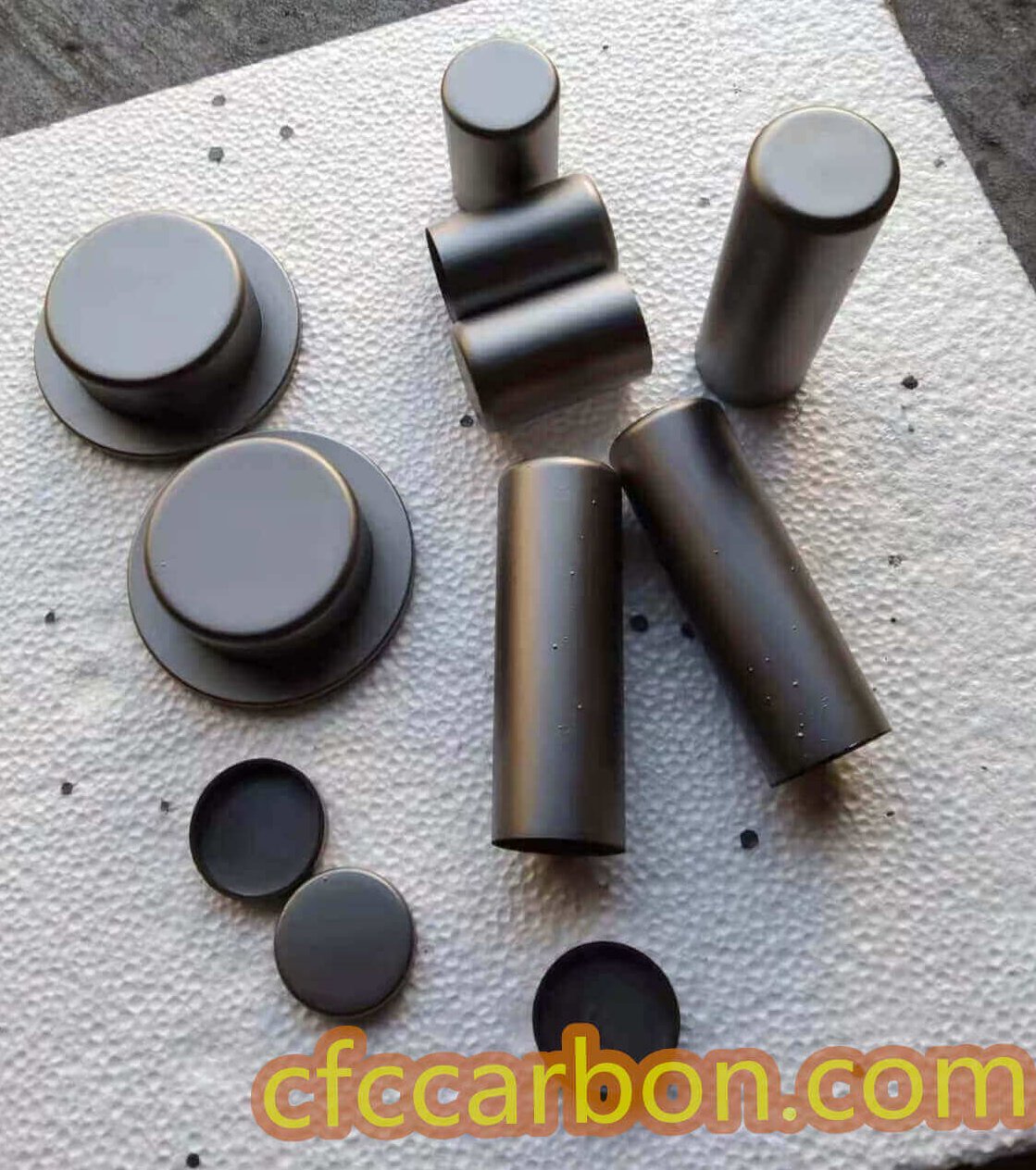 PG sheet-pyrolytic graphite plate disc crucible pipe tube (4)