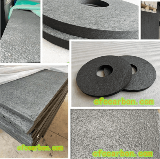 chopped-short fiber integral insulation felt-rigid felt