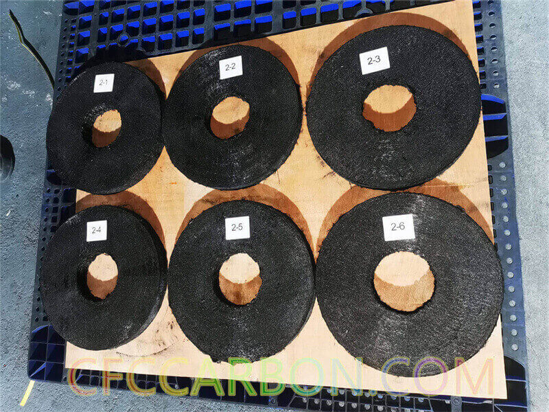 2.5D needle punch CFC airplane Brake disc-carbon fiber composite preform-preforming-Prefab T700 12K (7)
